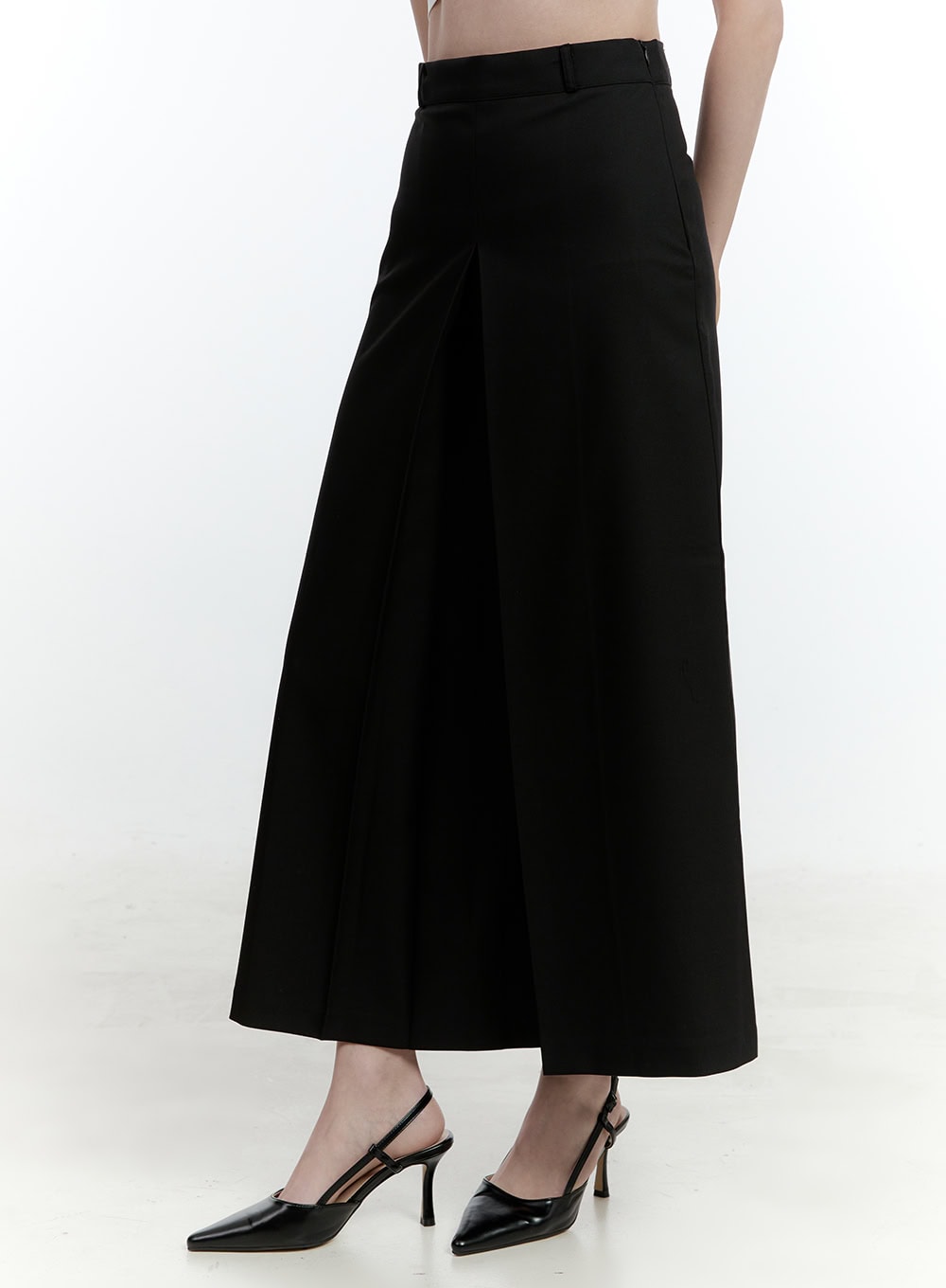 Elegant Pintuck Maxi Skirt CF504