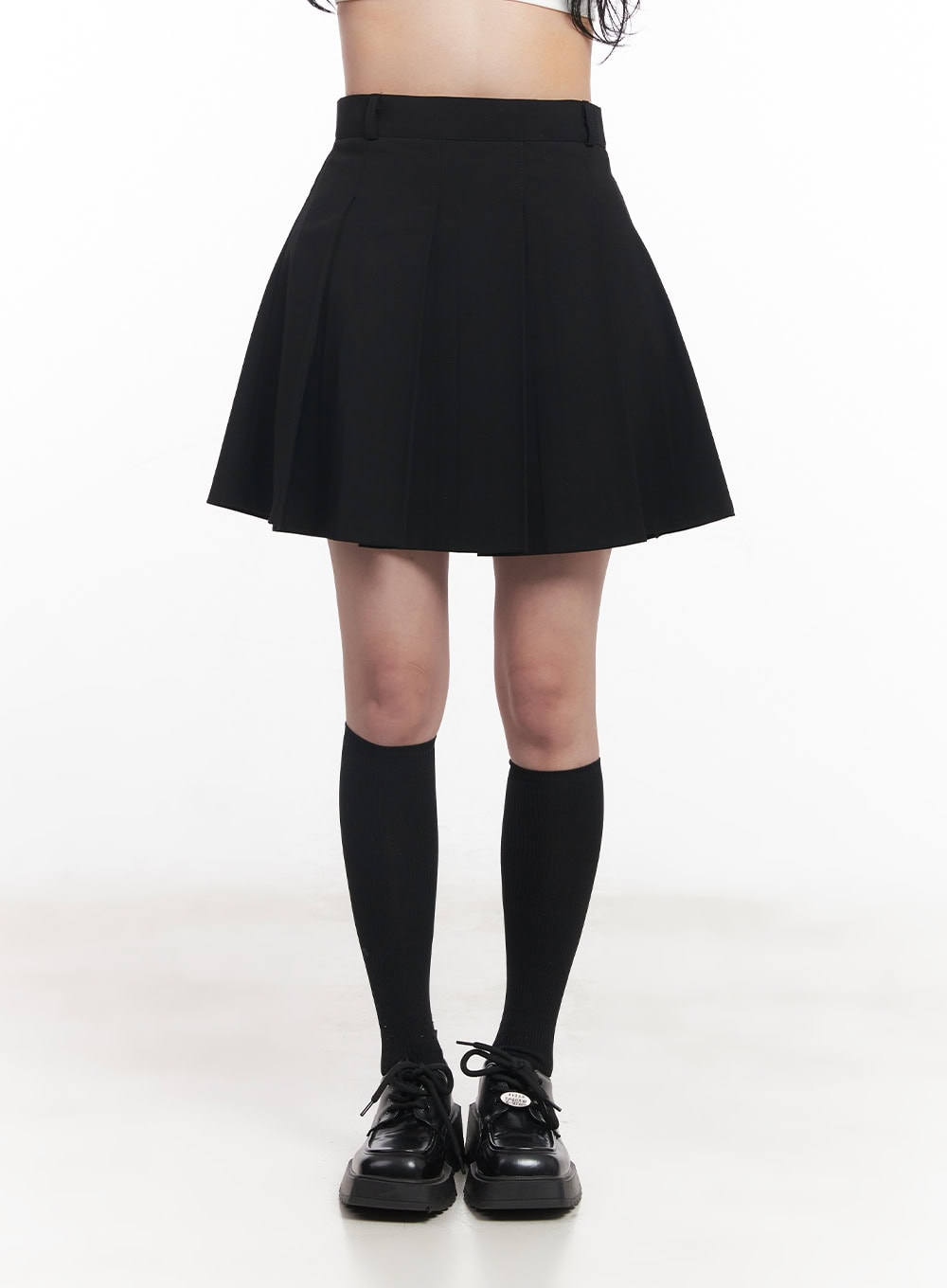 Classic Pleated Midi Skirt CY526