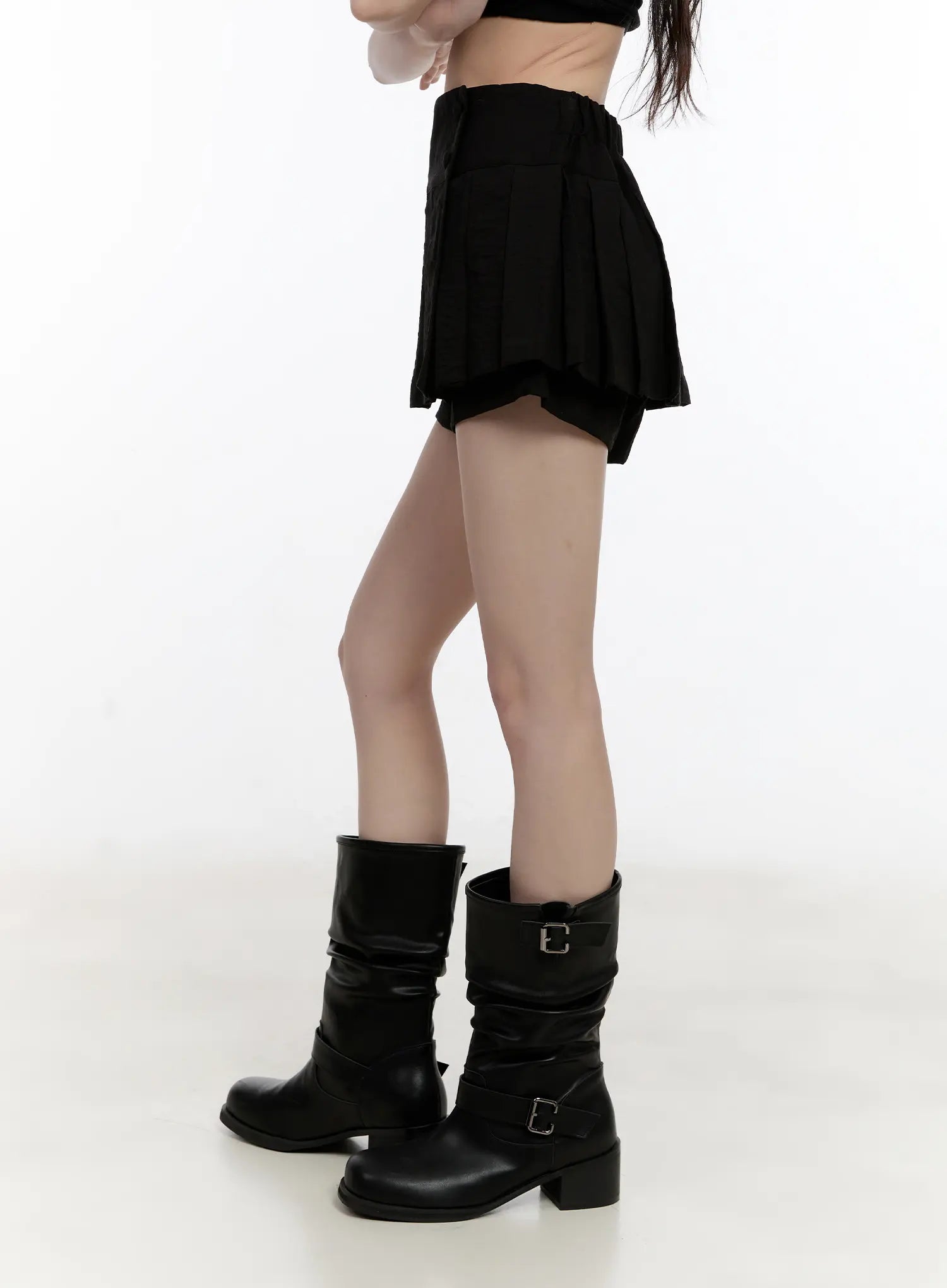 Pleated Mini Skirt CL507