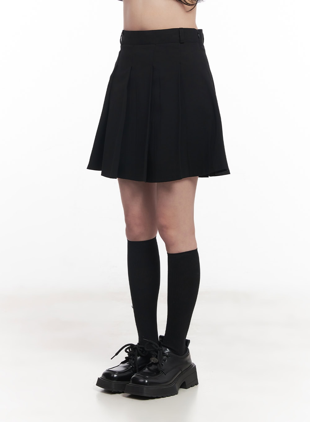 Classic Pleated Midi Skirt CY526