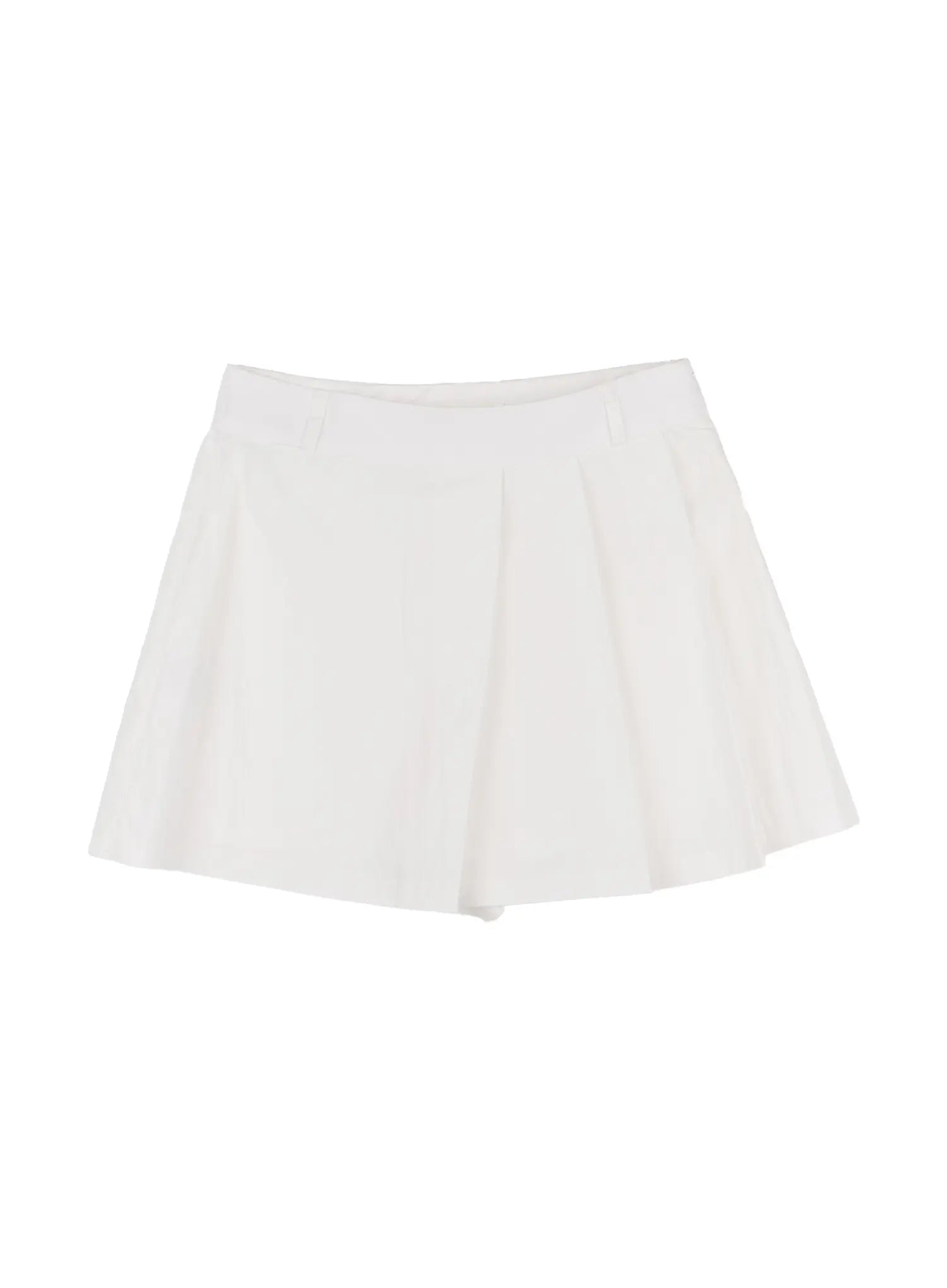 Pleated A-Line Mini Skirt CL529